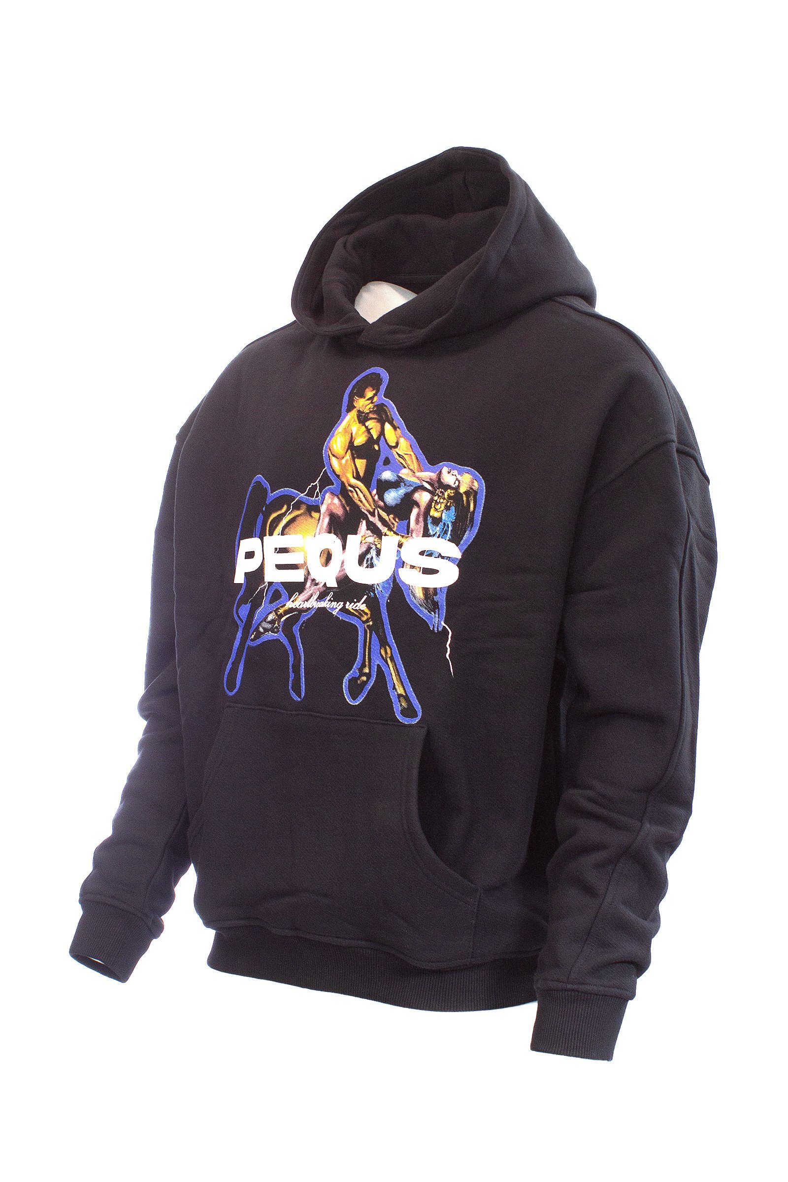 PEQUS Hoodie Pequs Herren Heartbreaking Ride Hoodie Oversize