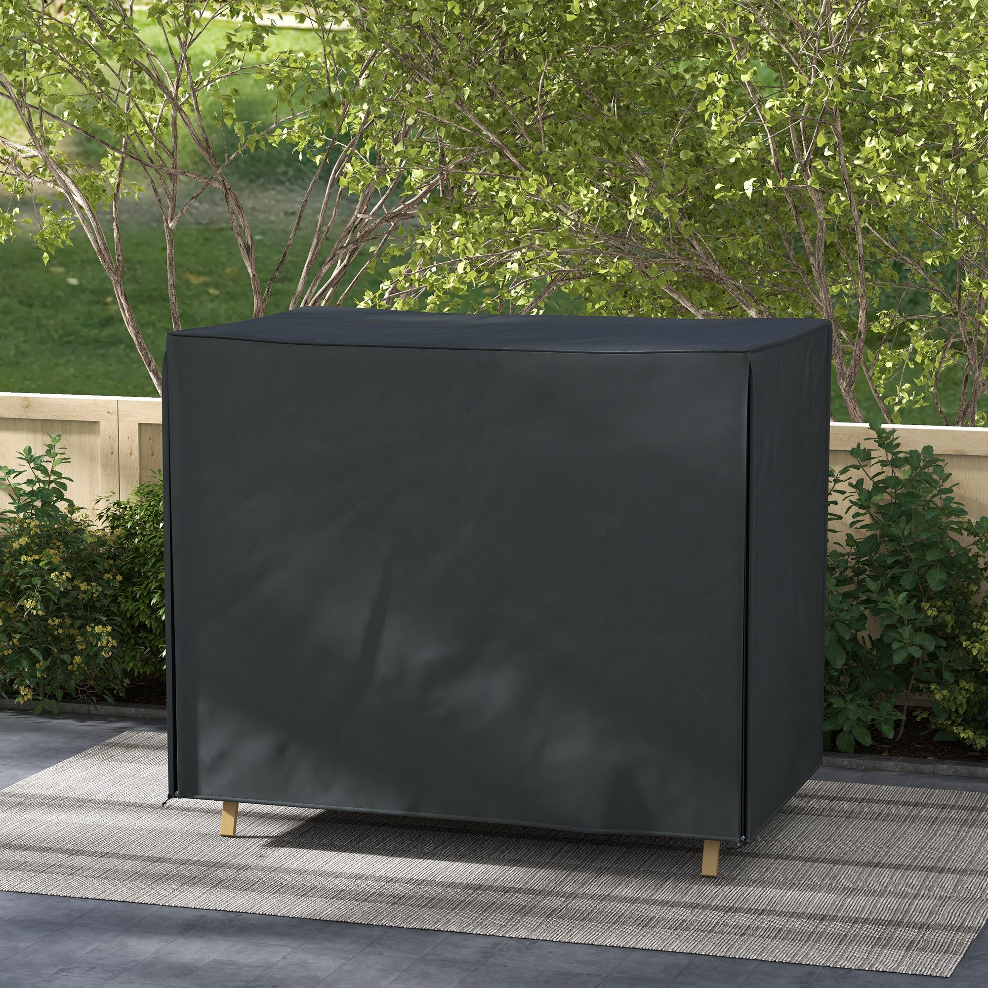 Outsunny Gartenmöbel-Schutzhülle Hollywoodschaukel Abdeckung mit UV-Schutz günstig online kaufen