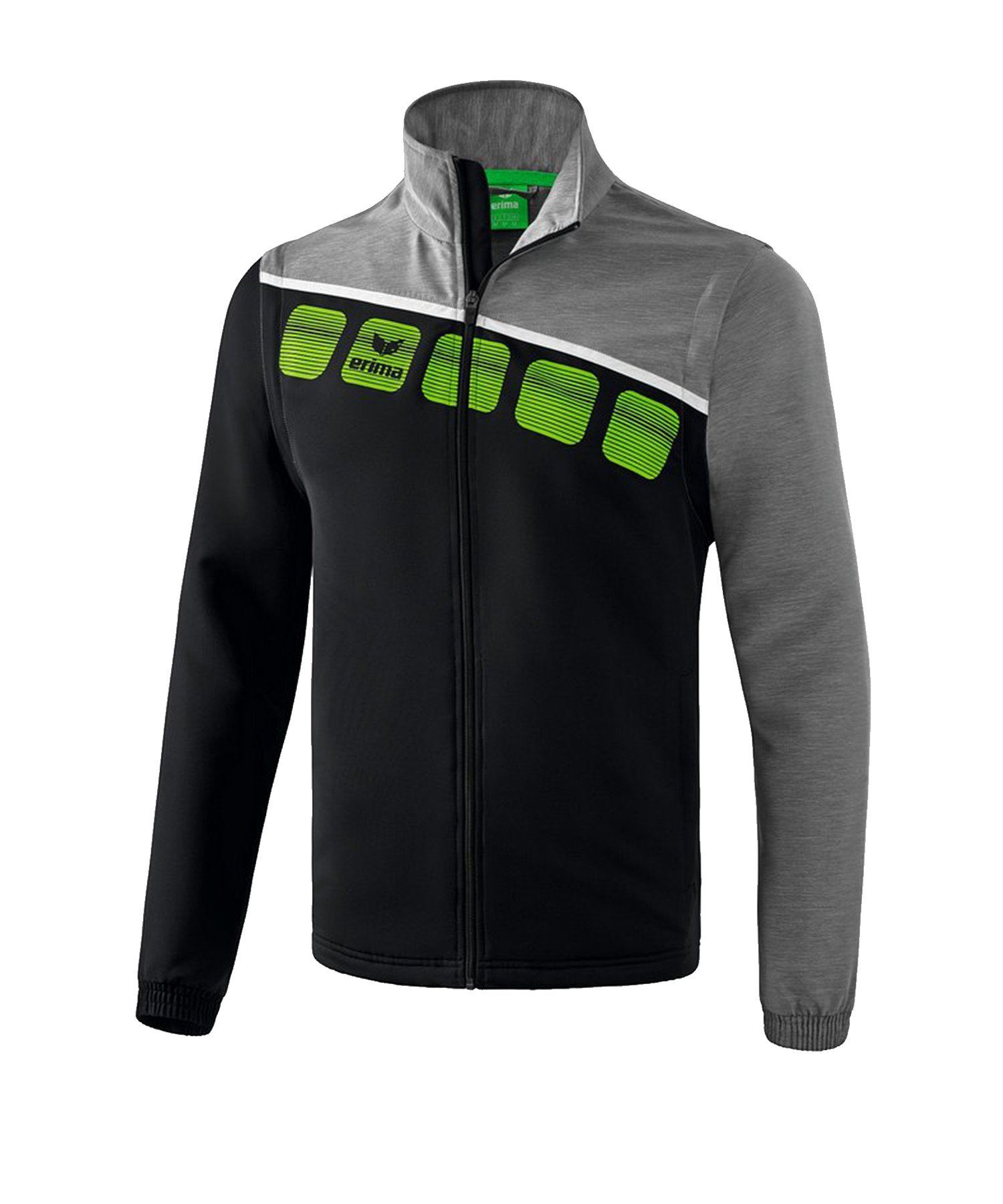 Erima Sweatjacke Erima 5-C Jacke mit abnehmbaren Ärmeln Polyester günstig online kaufen