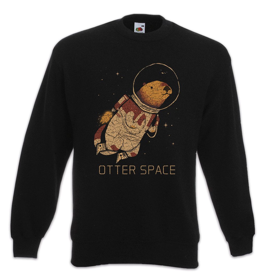 Sweatshirt Otter Space Sweatshirt Wildlife lontra nutria Fischotter Geek Nerd