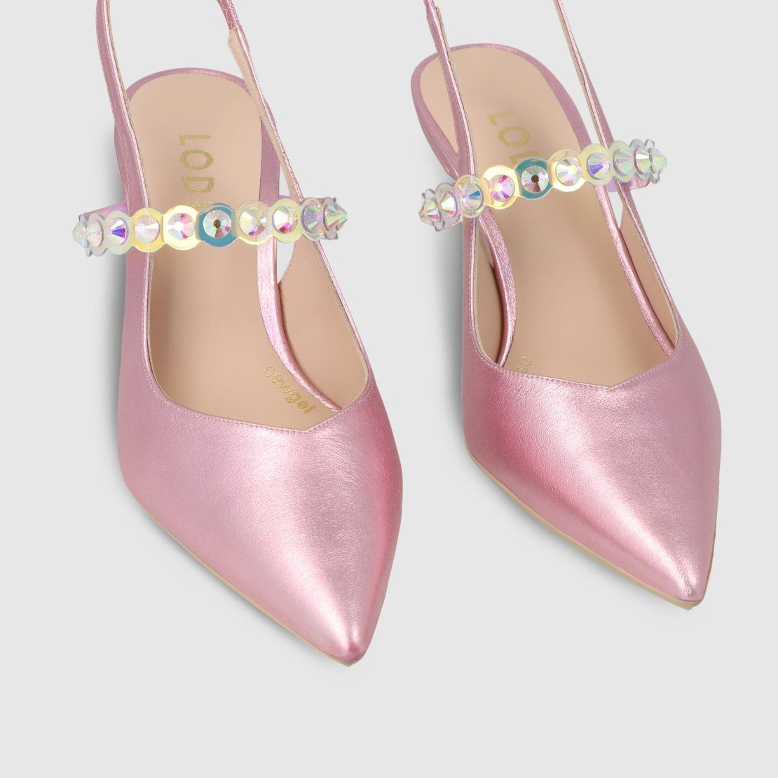 Lodi Elux Slingpumps mit Strass-Steinchen günstig online kaufen