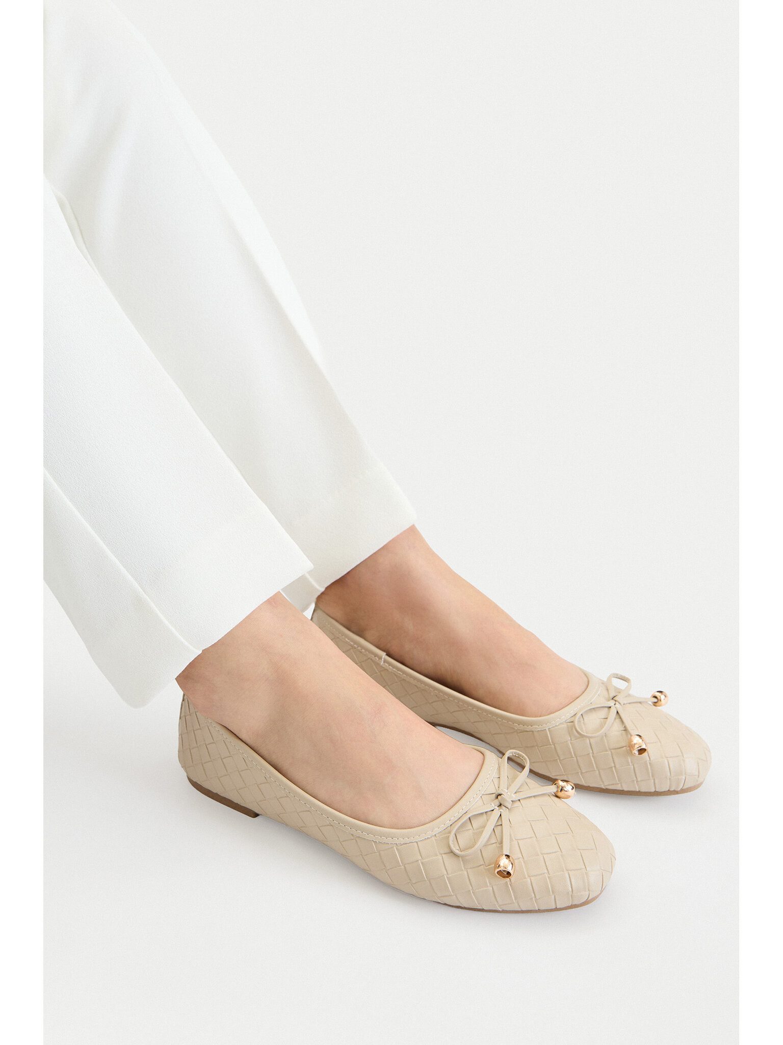 Jenny Jenny Women's Ballerinas Beige JENNY-CEO-WSS21735-02 Beige Ballerina