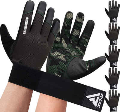 RDX Trainingshandschuhe RDX Fitness Handschuhe voller Finger Frauen Männer Touchscreen langen