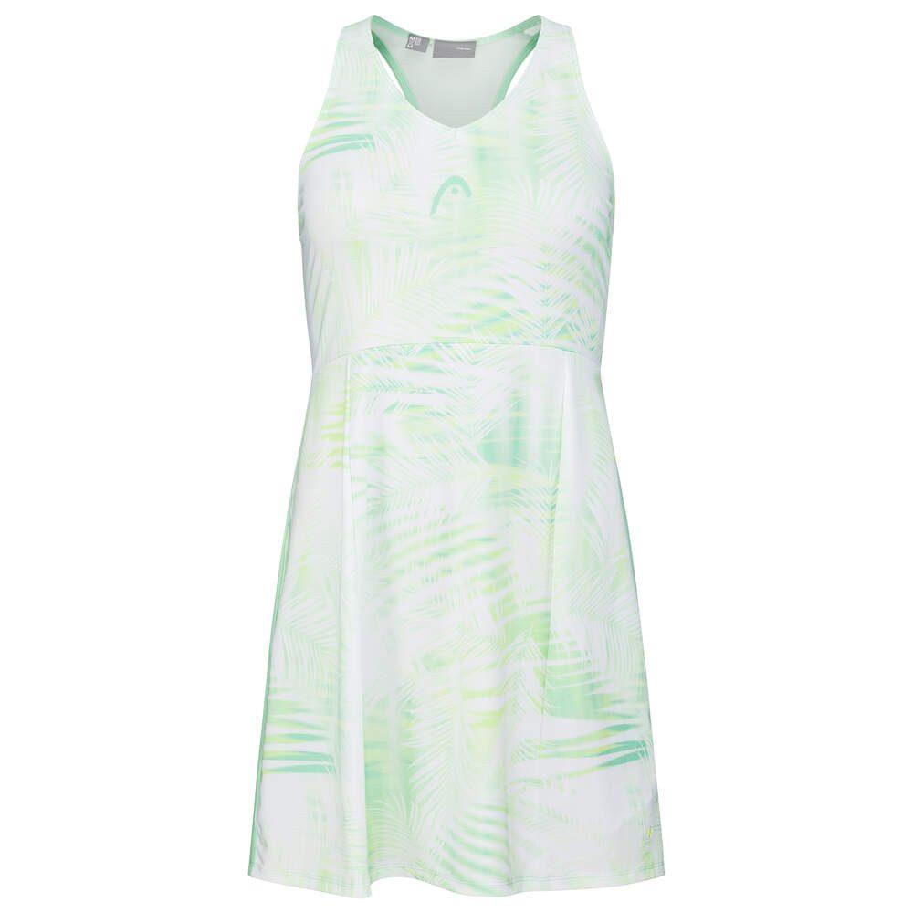 Head Tenniskleid Spirit Dress (separate Innenhose, V-Ausschnitt) pastelgrün/weiss Damen