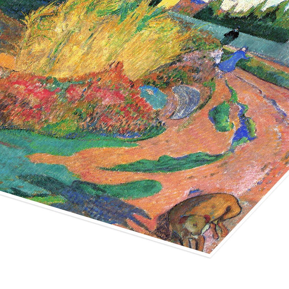Posterlounge Wandbild Landschaft bei Arles, Paul Gauguin, erhältlich als Poster, Leinwandbild, Wandsticker oder Acrylglasbild