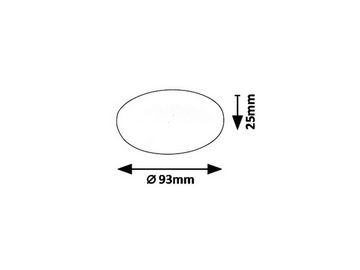 Rabalux LED Deckenspots "Oleg" Metall, weiß, rund, Einbau, 7W, neutralweiß, 714lm, ø93mm, mit Leuchtmittel wassergeschützt, neutralweiß