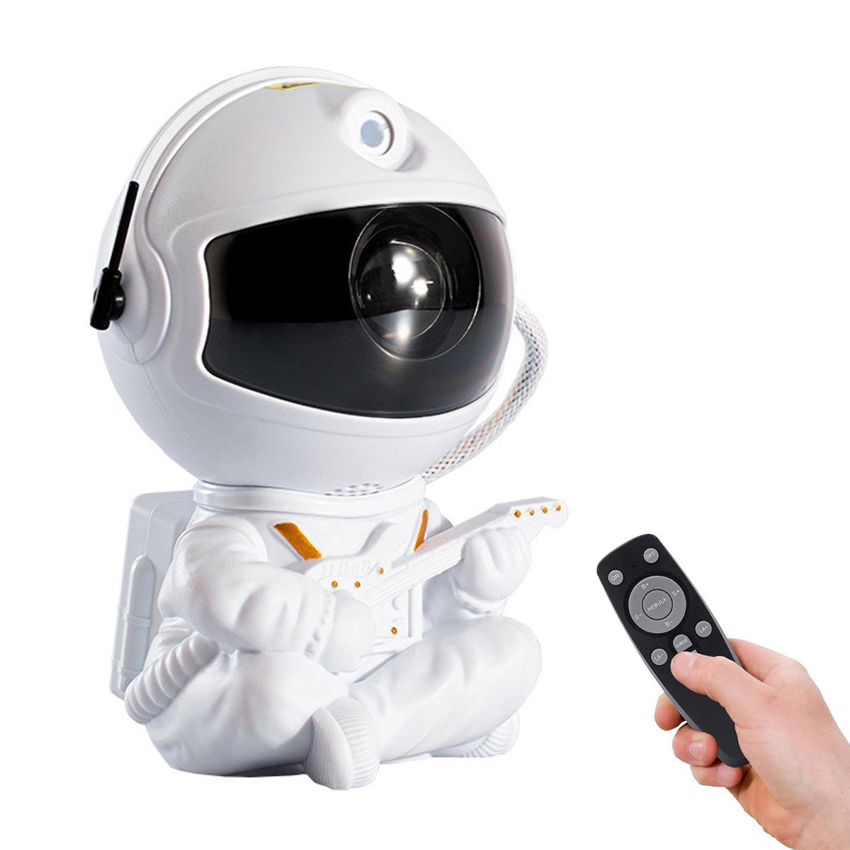 DOPWii Projektionslampe Astronaut Sternenhimmel BeamerLampe um 360° verstellbarer,85*85*125mm | Projektionslampen