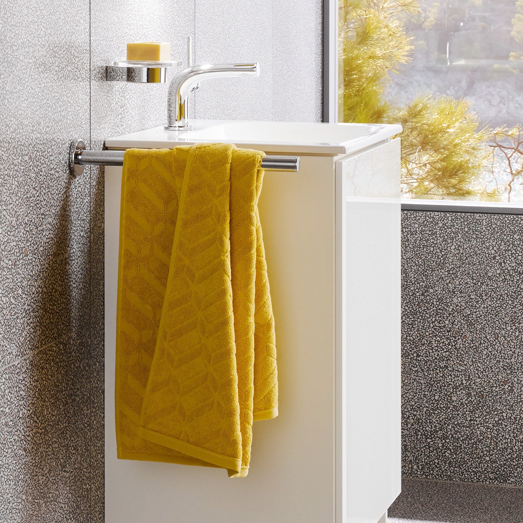 Keuco Handtuchstange Plan, aus Metall, hochglanz-verchromt, einarmig, starr günstig online kaufen