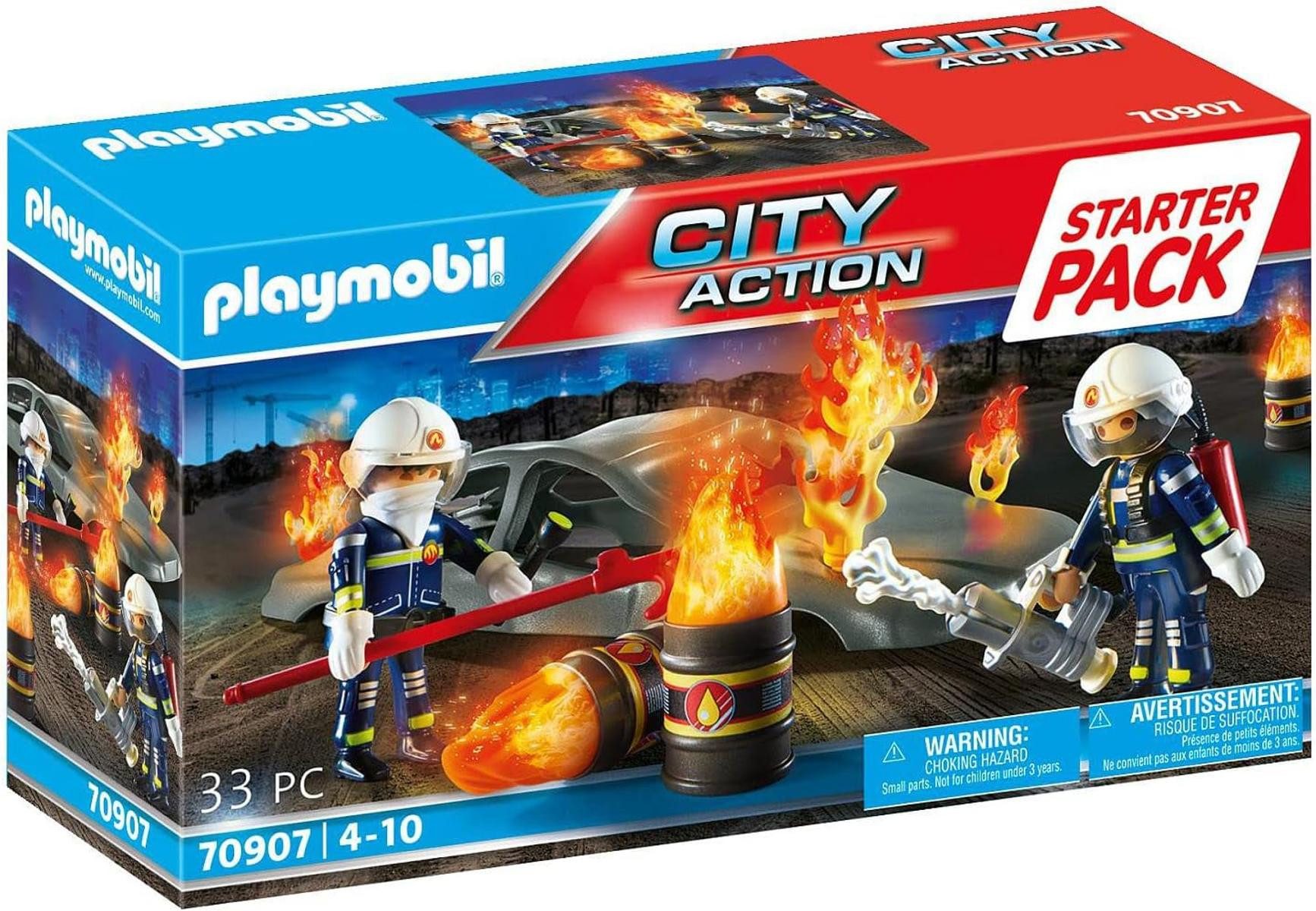 Playmobil® PLAYMOBIL City Action 70907 Starter Pack Feuerwehrübung ab 4 Jah günstig online kaufen