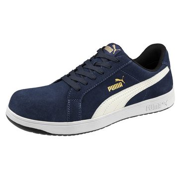 PUMA Safety Iconic Suede Navy Low Sicherheitsschuh