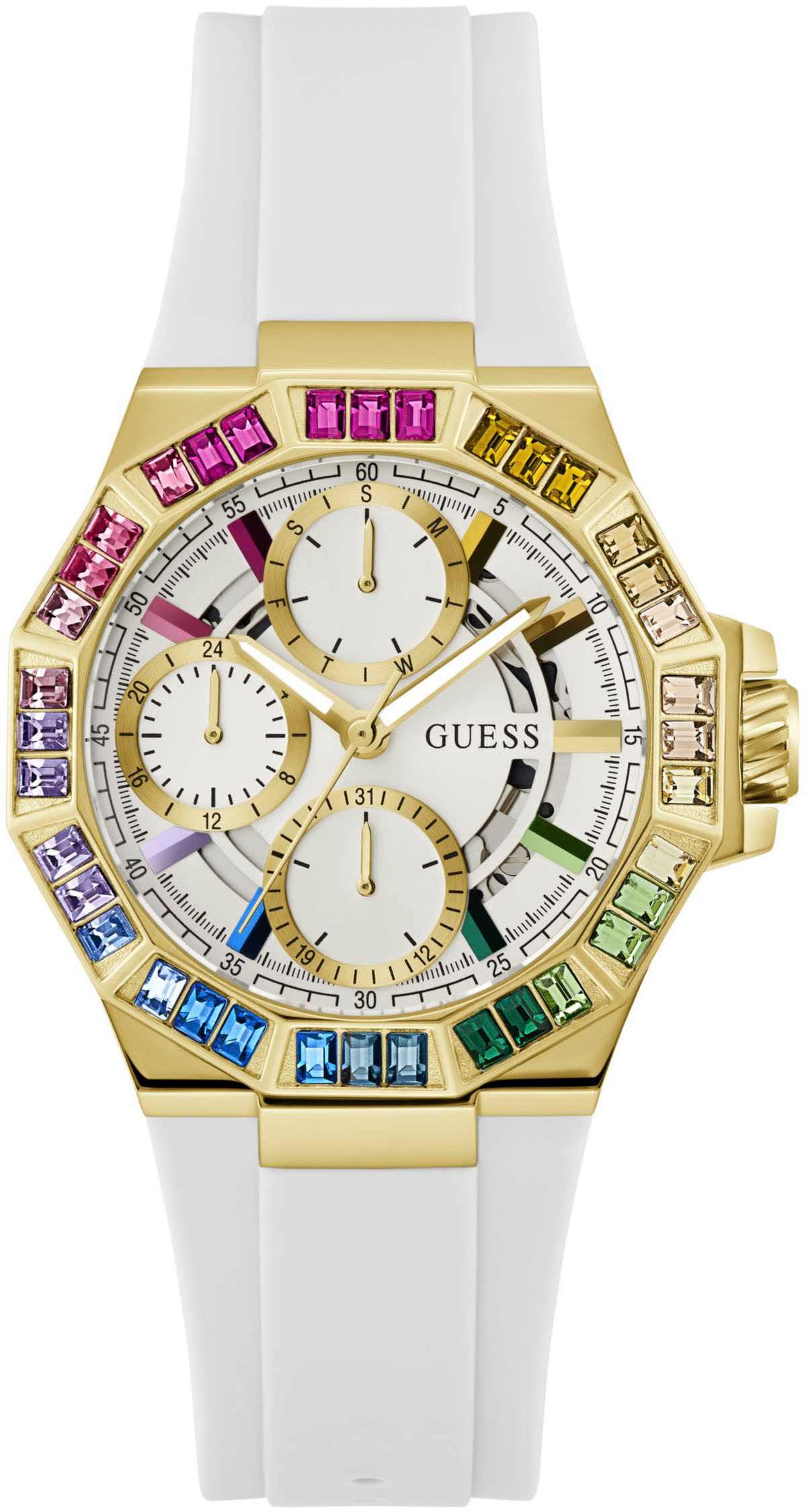 Guess Multifunktionsuhr SELENE GW0779L1, Quarzuhr, Armbanduhr, Damenuhr, Da günstig online kaufen