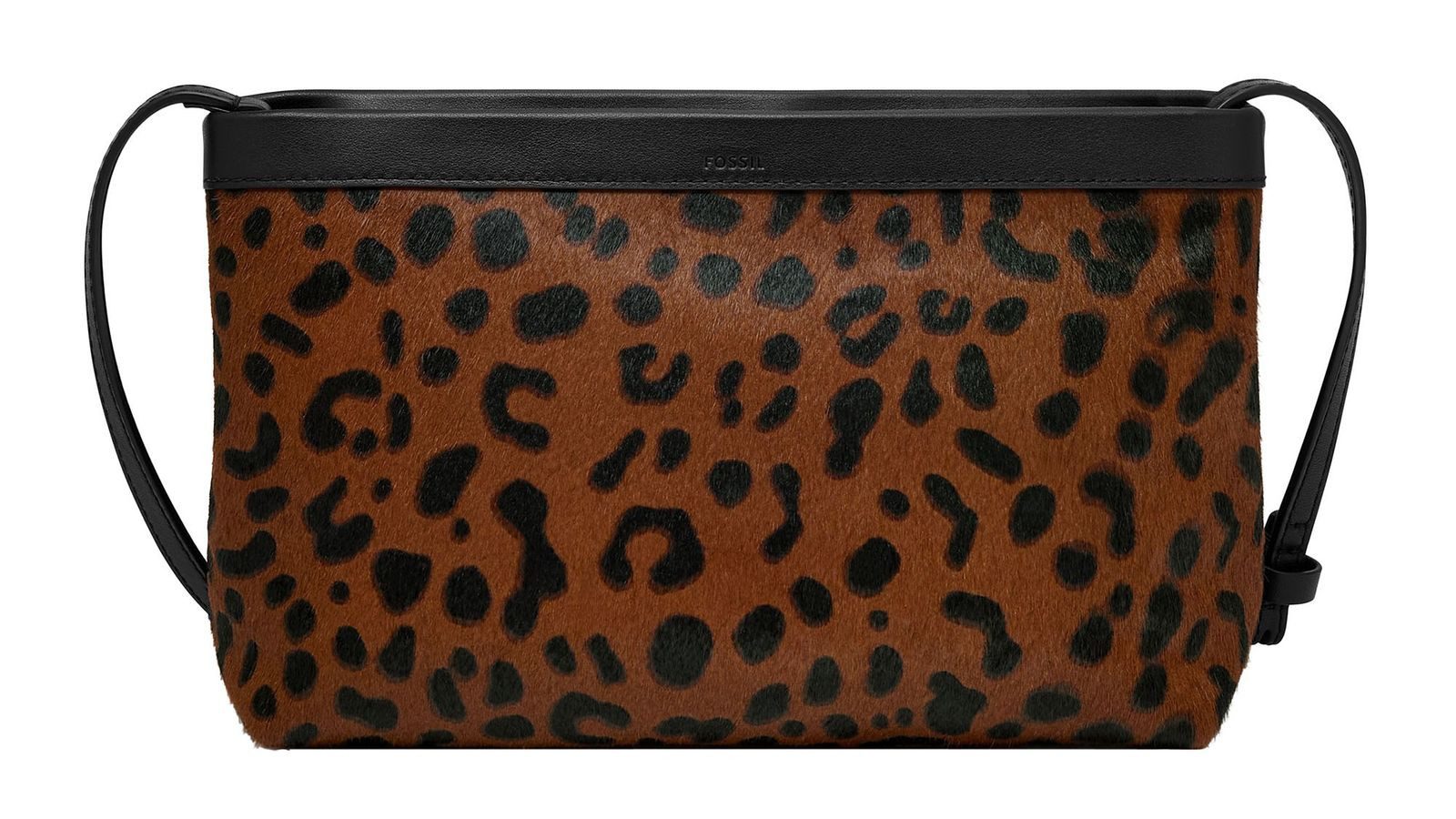 Fossil Umhängetasche Pouch Clutch, aus echtem Leder