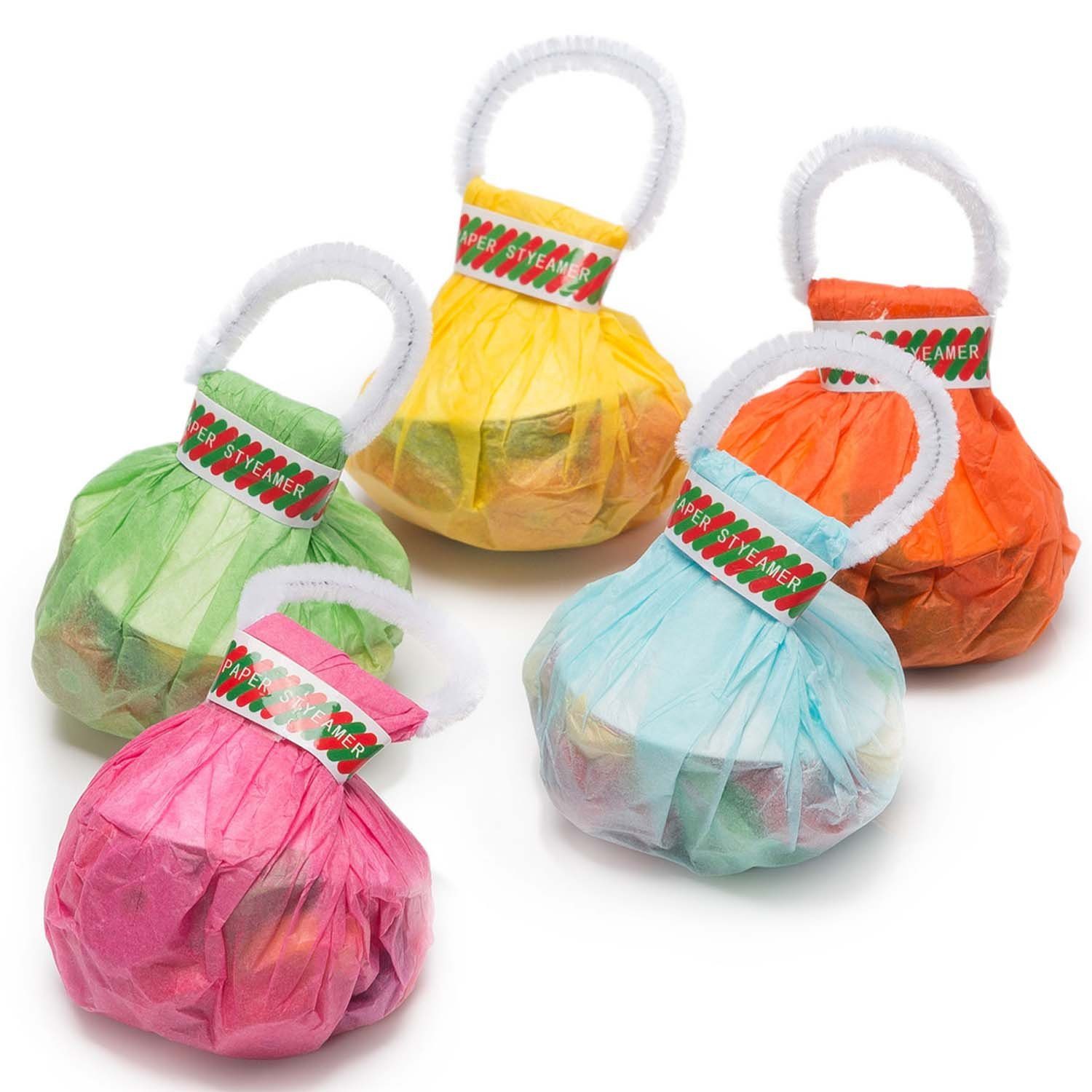 Goods+Gadgets Konfetti GOODS+GADGETS 5x Konfetti Krepppapier Luftschlangen-PartyLuftschlangen, Party Popper