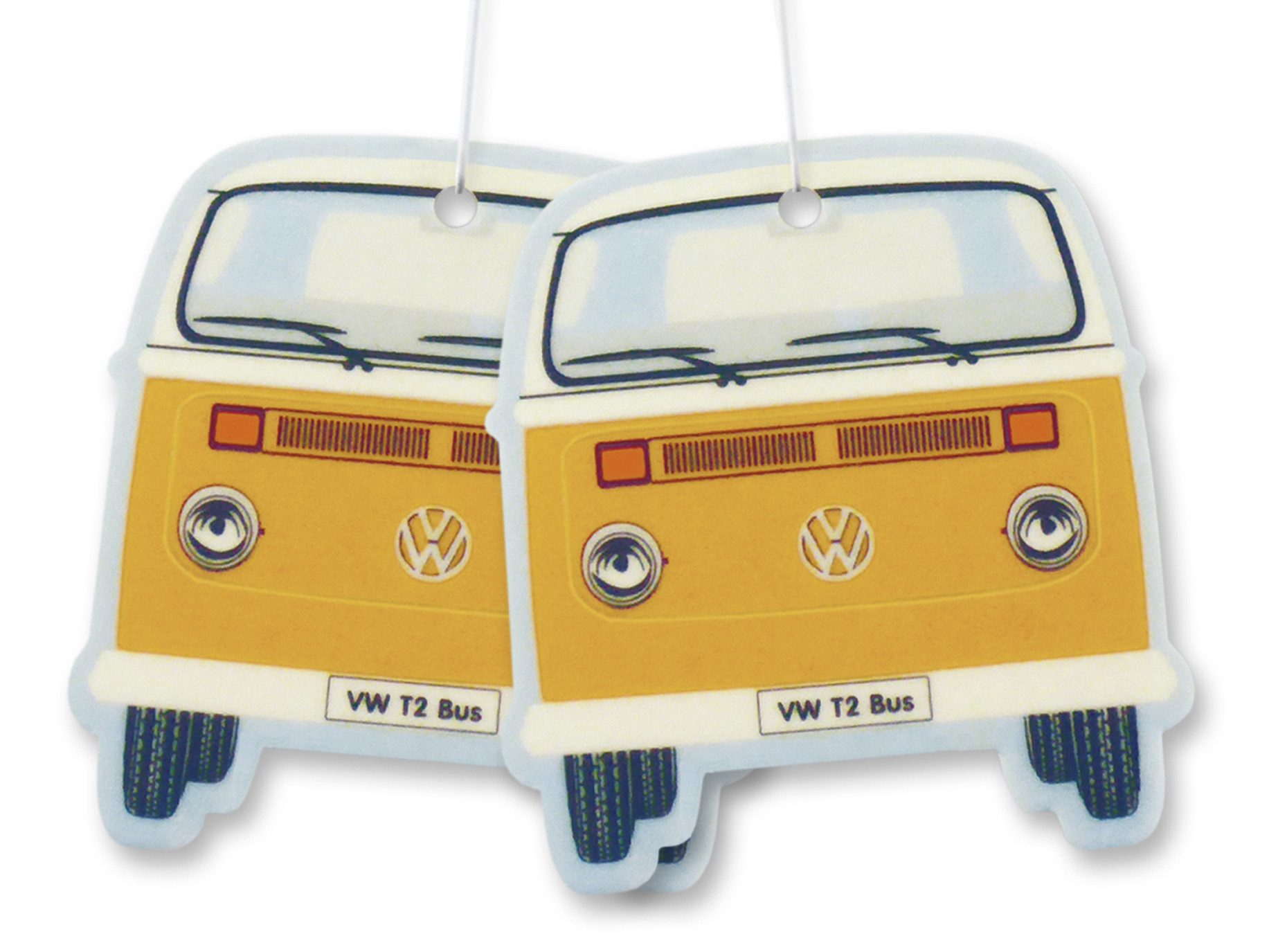 VW Collection by BRISA Raumduft Volkswagen Lufterfrischer fürs Auto (2-St), Duftspender im VW T2 Bulli Design