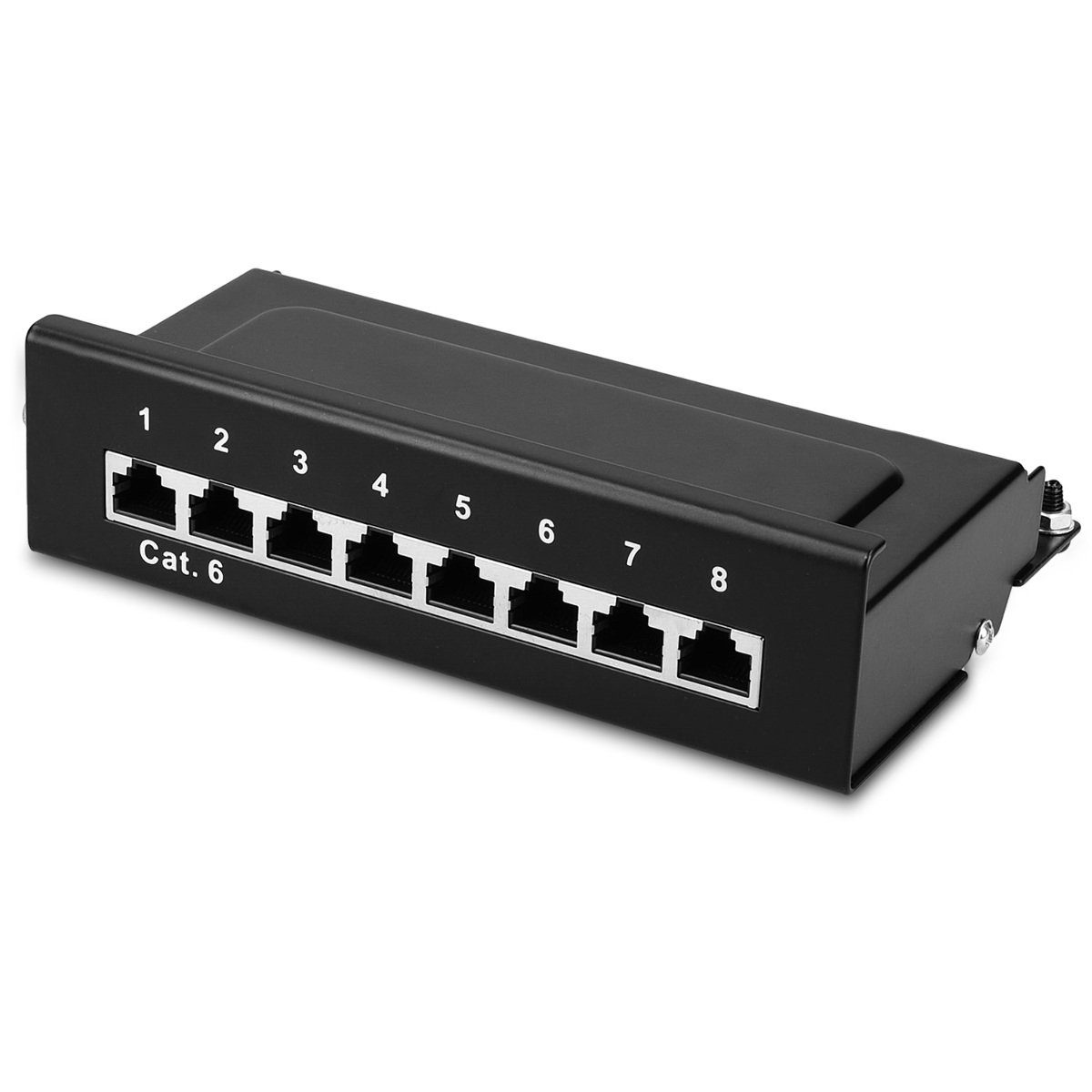 Ausla CAT6 Patchpanel 24 Ports - 19 Zoll Für Netzwerk-Rack