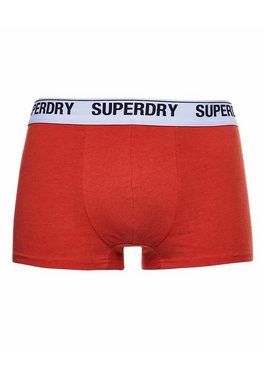 Superdry Trunk Superdry Boxershorts Dreierpack TRUNK MULTI TRIPLE PACK Orange Yellow Grey Mehrfarbig