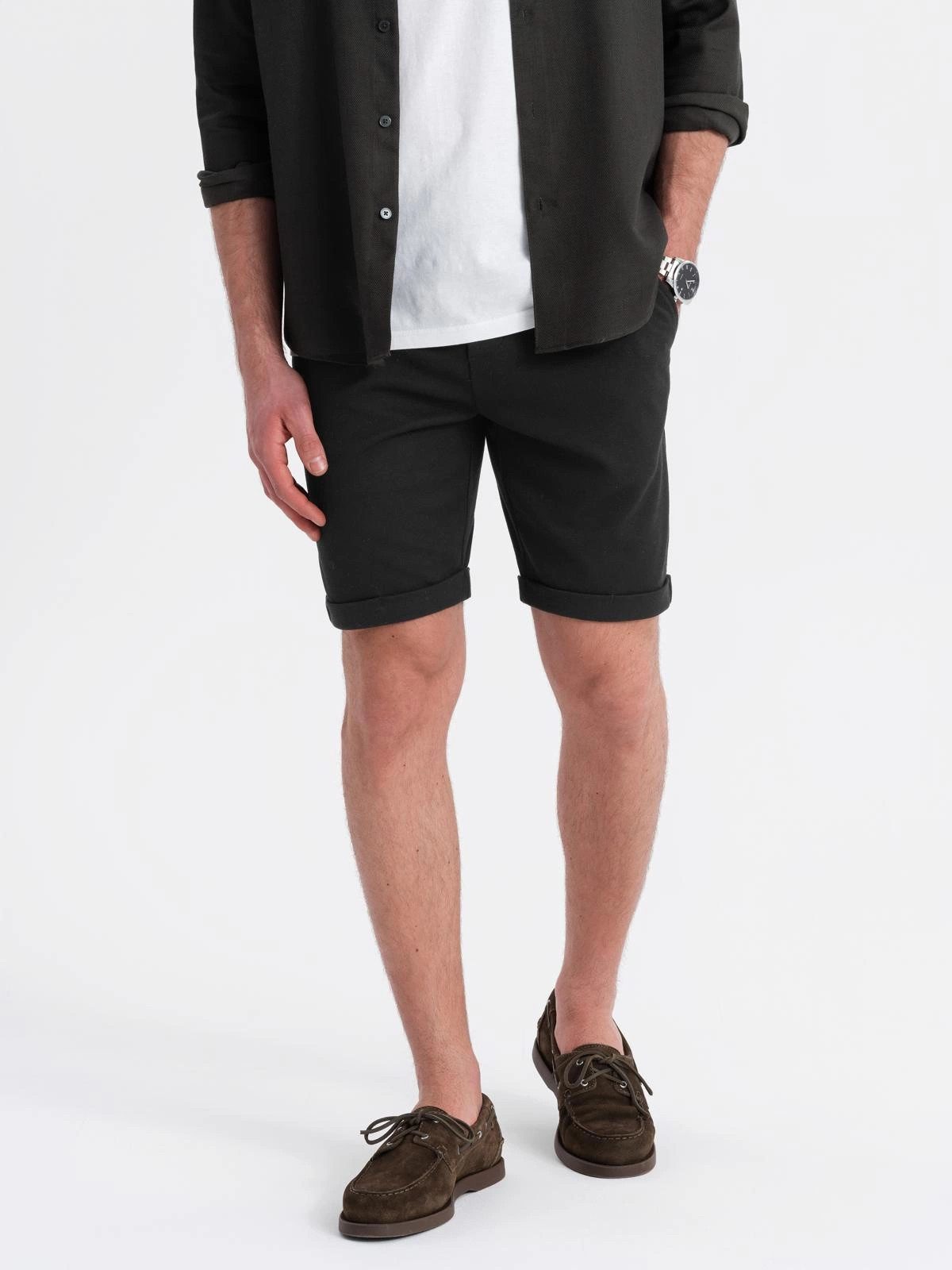 OMBRE Sweatshorts Gestrickte Shorts für Herren günstig online kaufen