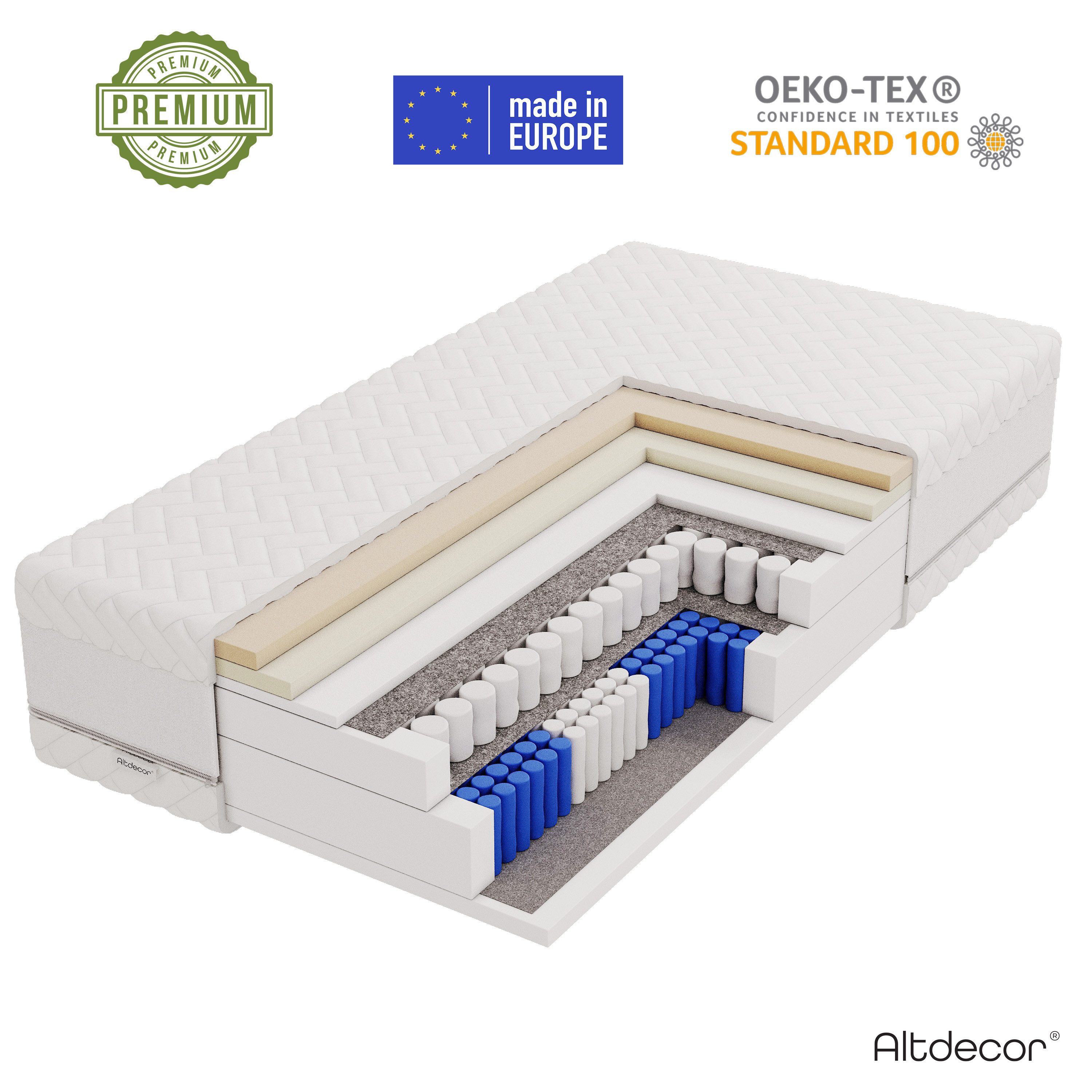 Taschenfederkernmatratze SILVA, ALTDECOR, 32 cm hoch, Bett Matratzen 90x200 günstig online kaufen