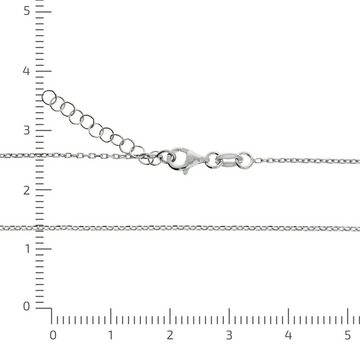 Diamonds by Ellen K. Kette mit Anhänger 925/- Sterling Silber Diamant 0,008ct. Buchstabe K