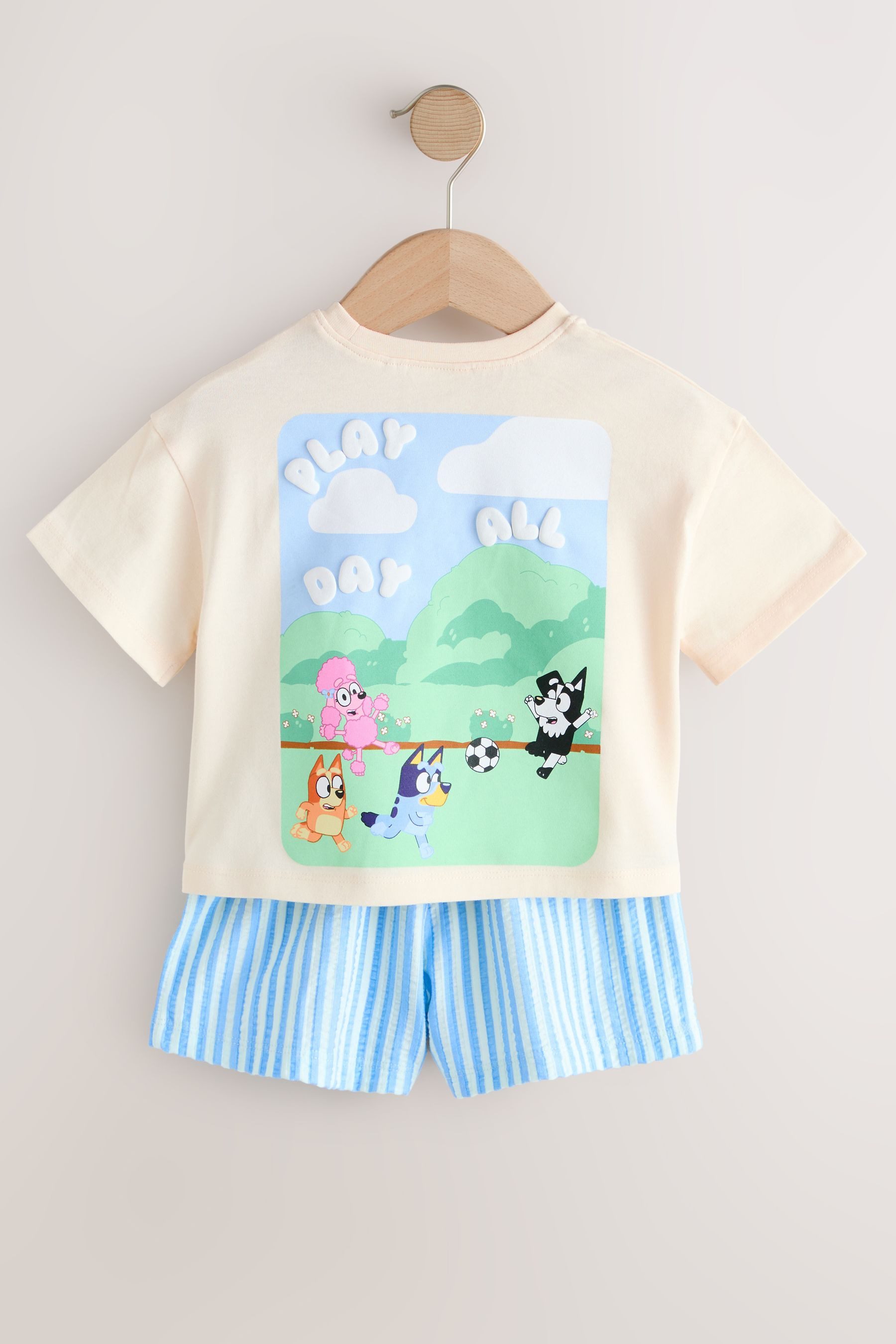 Next T-Shirt & Shorts Shorts-Set, Bluey Fußball (2-tlg)