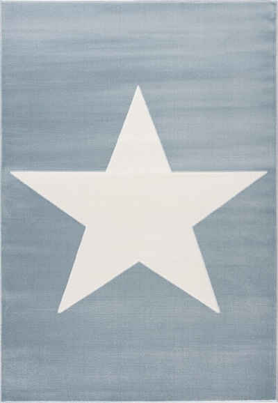 Kinderteppich Shootingstar, LIVONE Happy Rugs for Kids, rechteckig, Höhe: 18 mm, weicher Flor