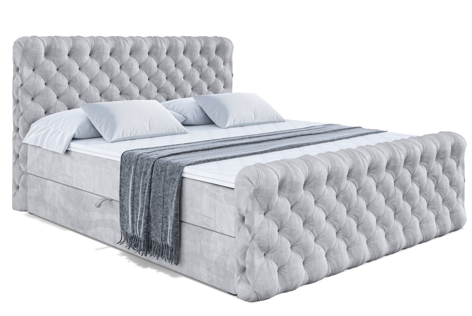 ALTDECOR Boxbett BOXI8-Z (Multipocket-Matratze H4, H3 Matratze Bonellfederu günstig online kaufen