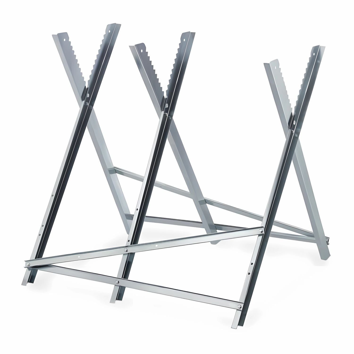 Sägebock Sägebock verzinkt zusammenklappbarer Holzsägebock 4-fach,Extra robust