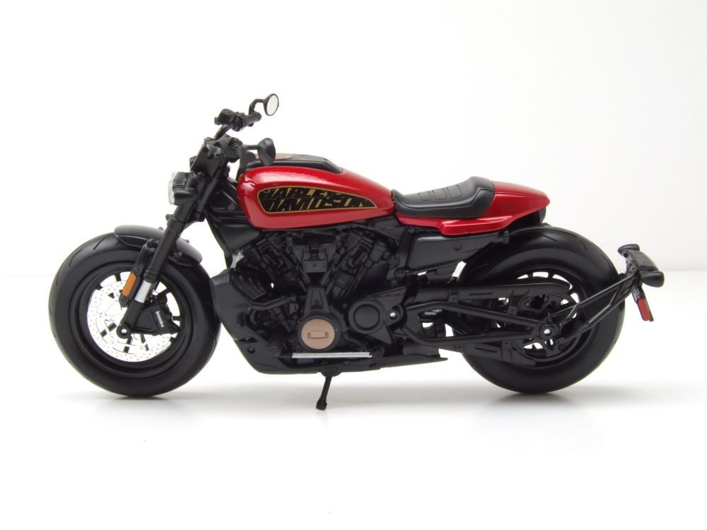 Maisto® Modellmotorrad Harley Davidson Sportster S 2024 rot, Maßstab 1:12