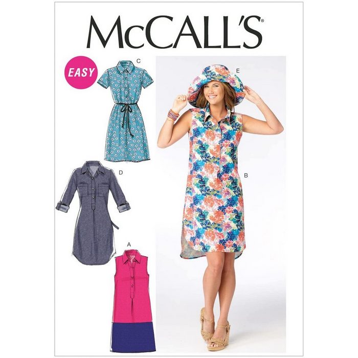 McCall's Universalschere McCall's® Papierschnittmuster Kleid Damen M6885 G