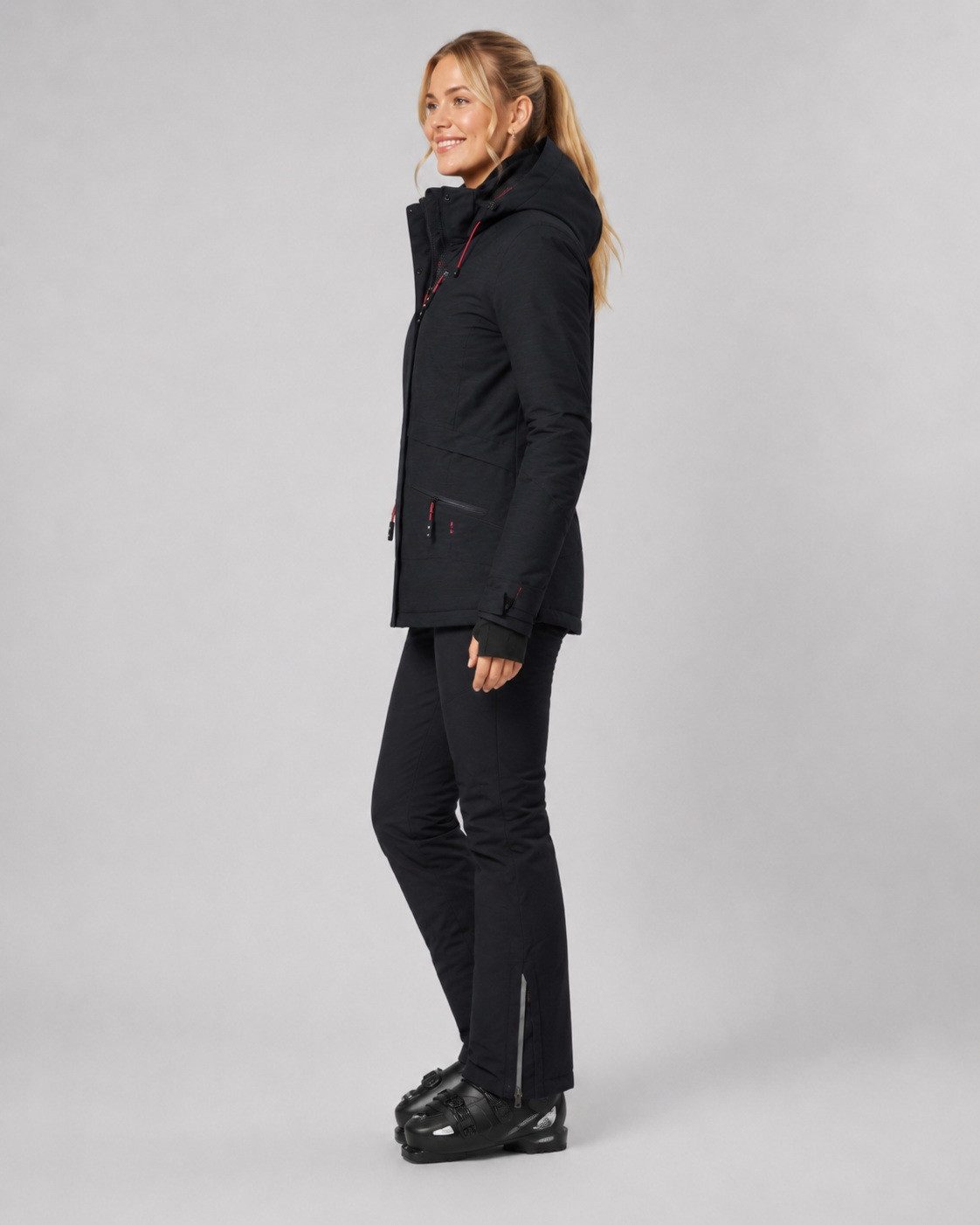 Killtec Skijacke KSW 110 WMN SKI JCKT CS Damen Winterjacke, Funktionsjacke viele praktische Taschen