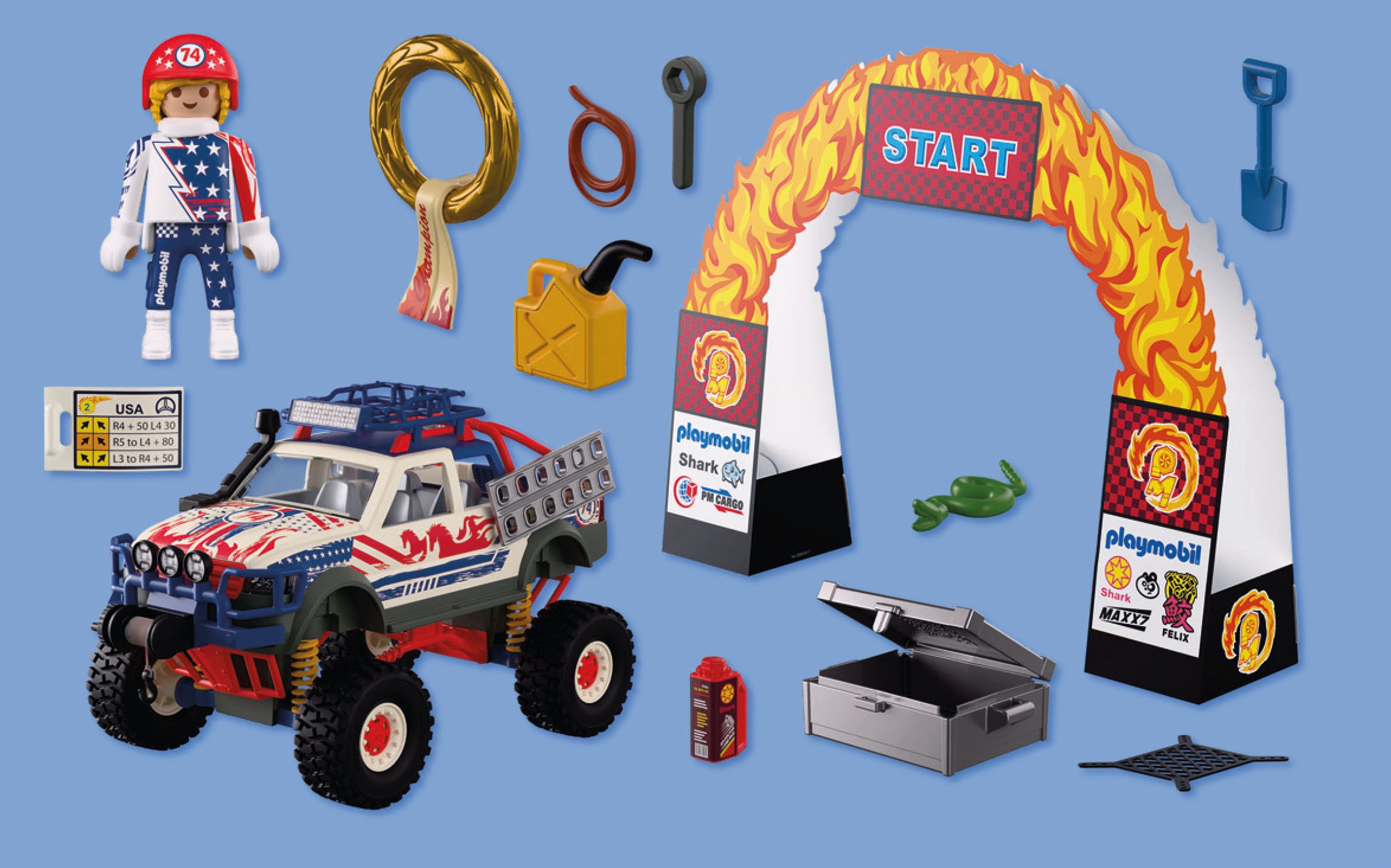 Playmobil® Offroad Truck (72061), City Action Konstruktions-Spielset, (73 St), Made in Europe