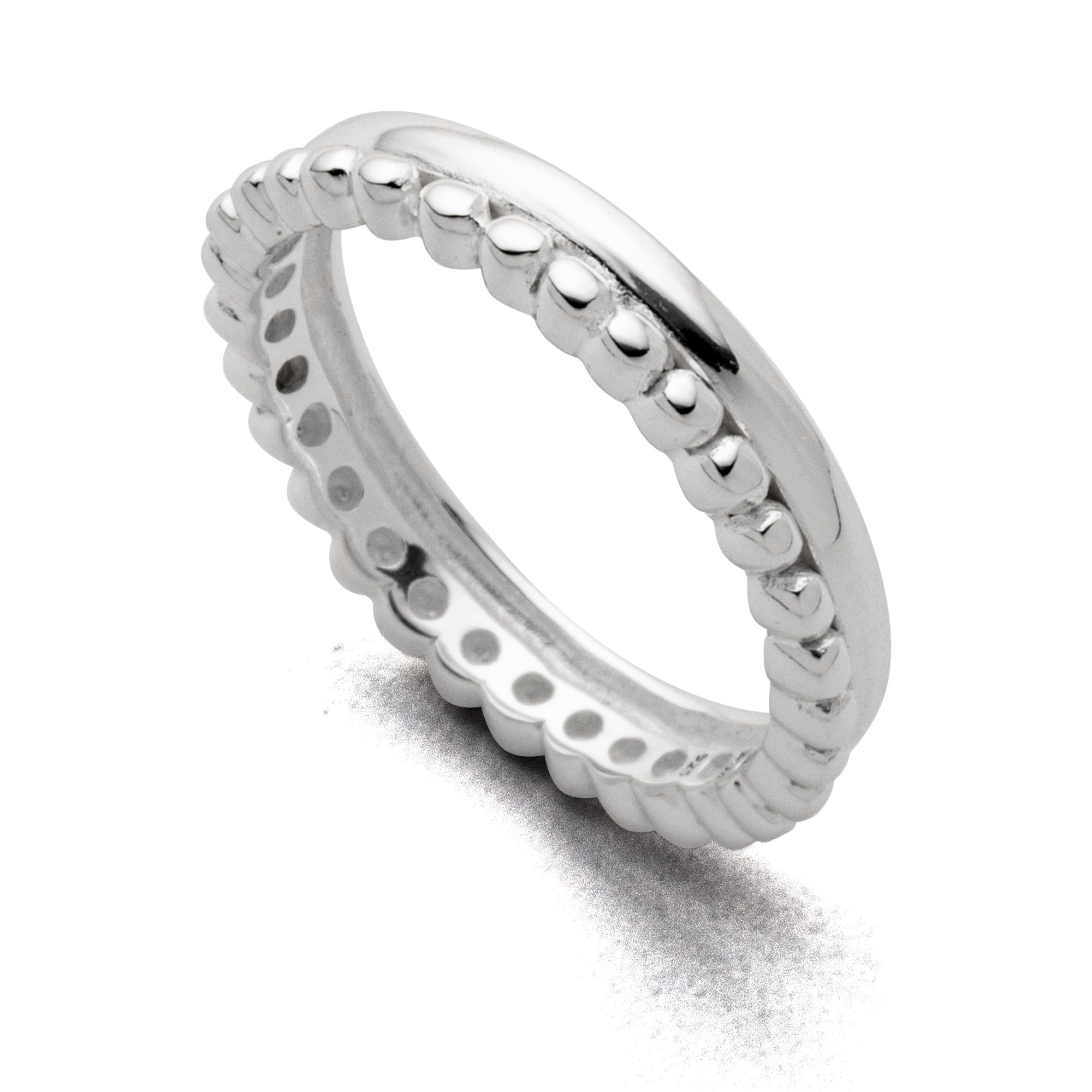 Fingerring DUR Schmuck: Ring "Silberkügelchen" 925er Sterlingsilber R5723