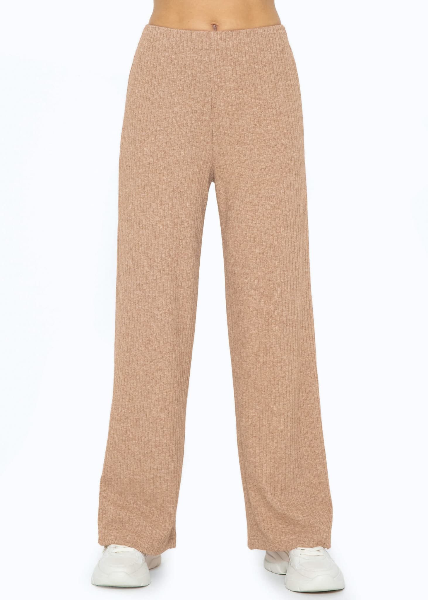 SASSYCLASSY Stoffhose Lässige Schlupfhose mit Wide-Leg günstig online kaufen