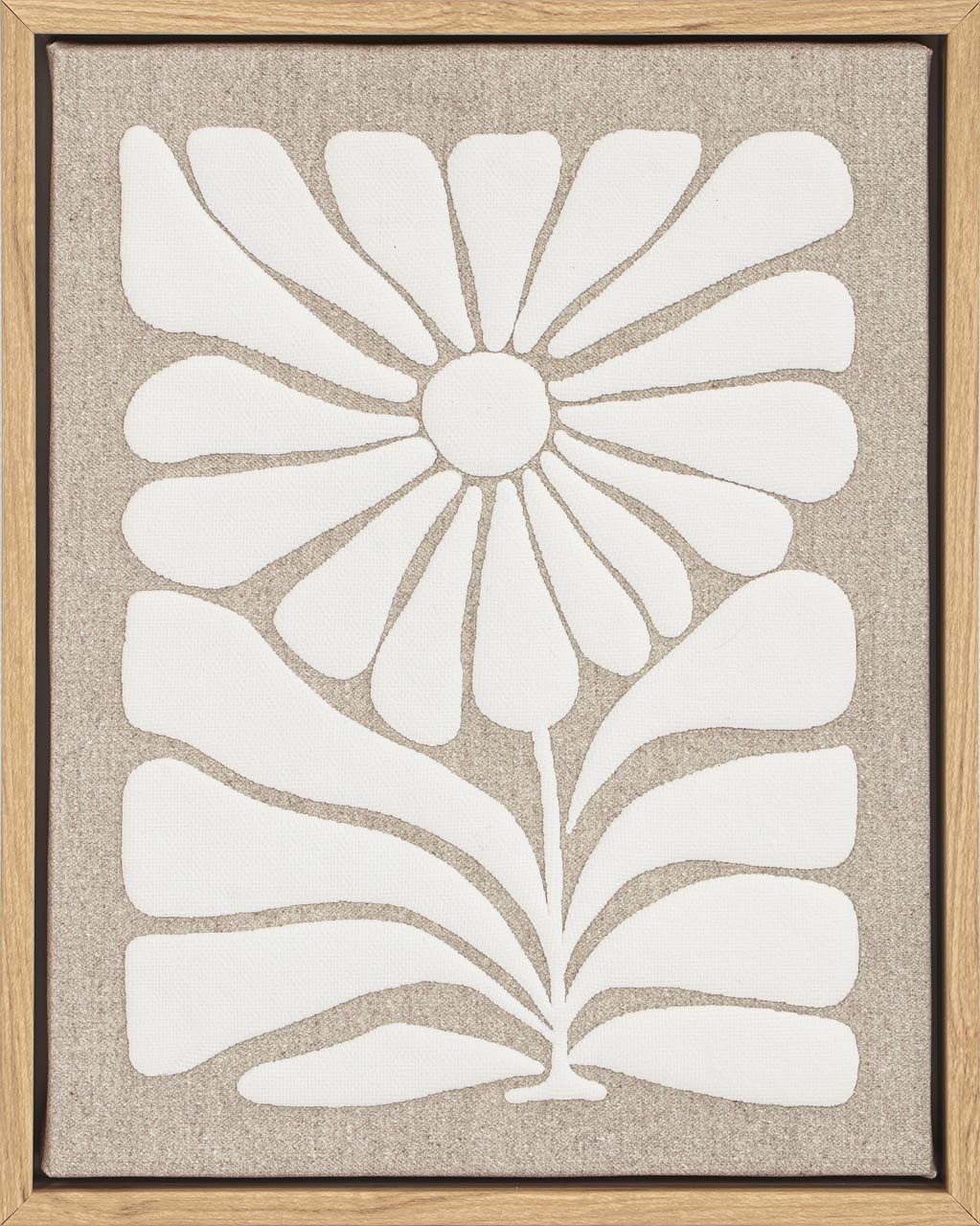 ArtUniverse Gemälde Leinwandbild Bright Flower Nap Wandbild 18 x 22 cm, Naturmotiv