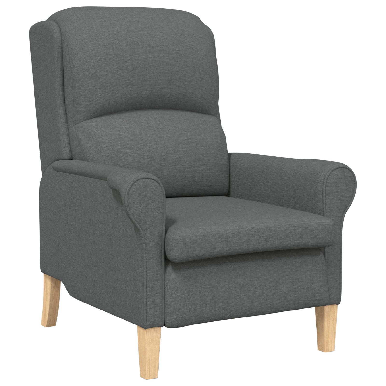vidaXL Sessel Moderner Sessel Dunkelgrau Stoff, günstig online kaufen