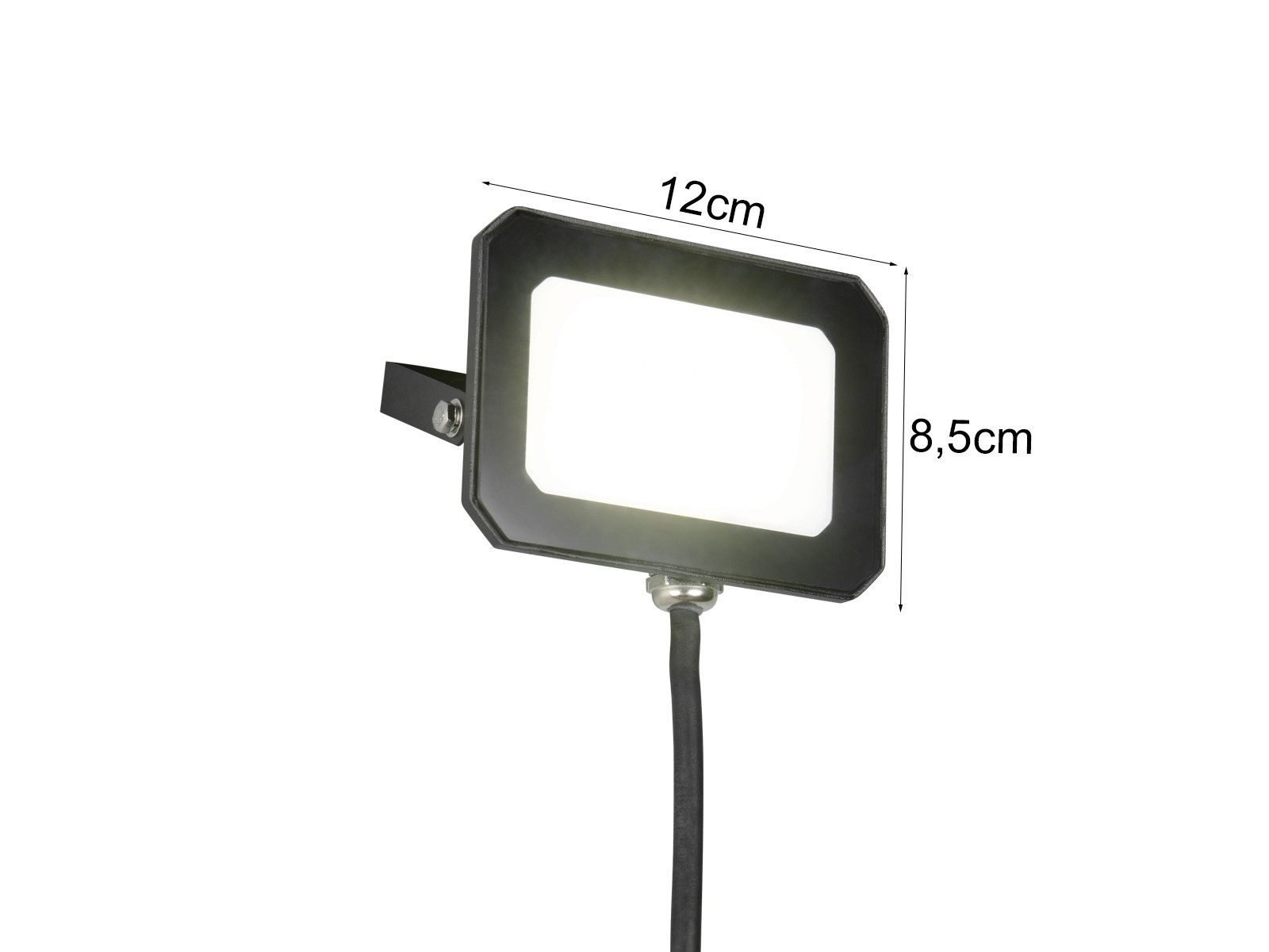 Reality Leuchten LED Flutlichtstrahler, LED fest integriert, Neutralweiß, Wand-Fluter, Scheinwerfer zur Fassadenbeleuchtung, Wandstrahler außen