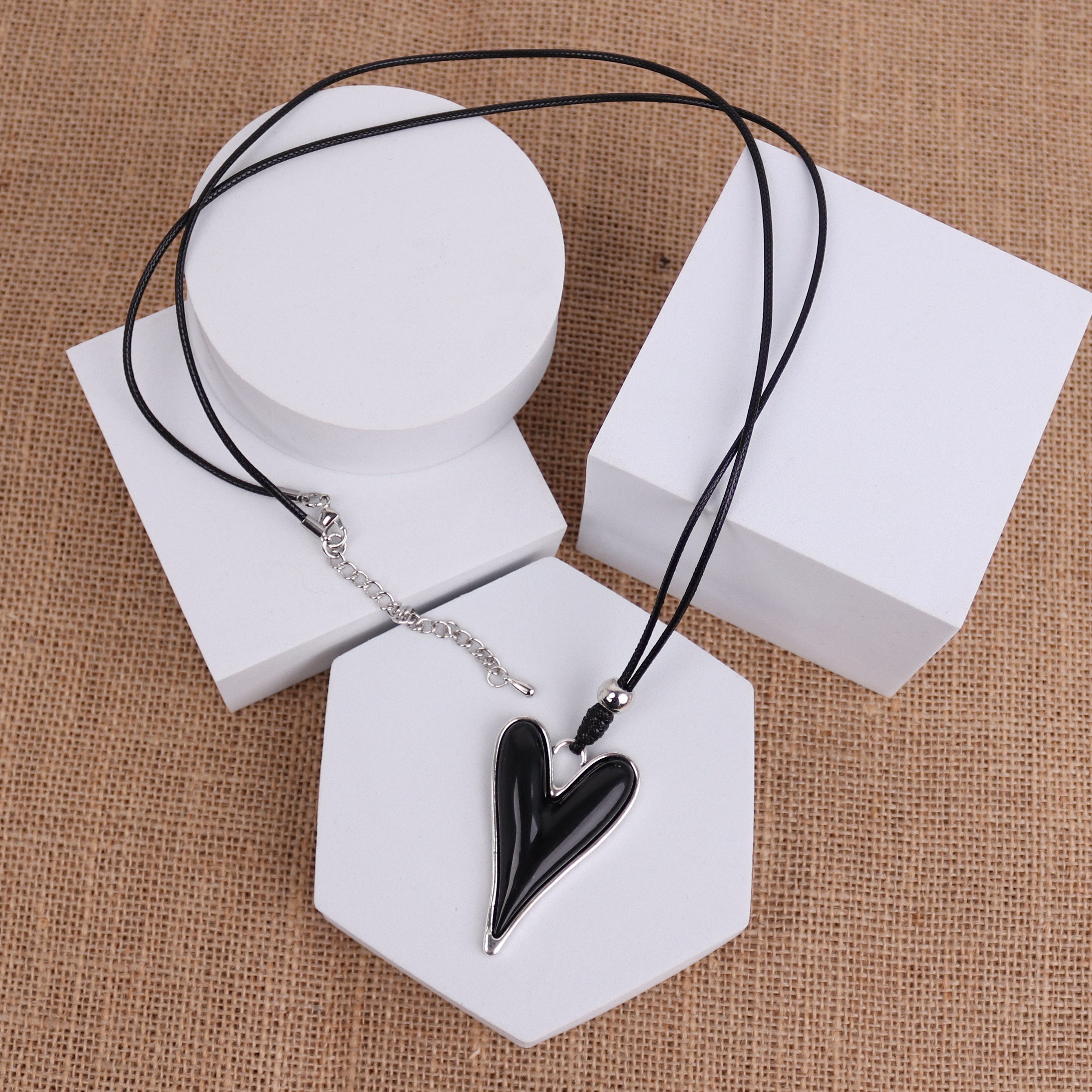 MIRROSI Lange Kette Damen Halskette mit elegantem Anhänger aus Metall ca.90 günstig online kaufen