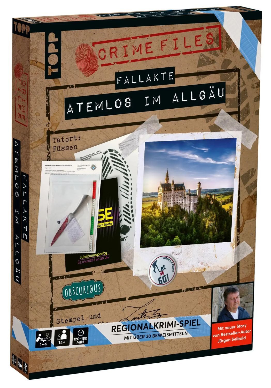 frechverlag Spiel Crime Files - Fallakte: Atemlos im Allgäu