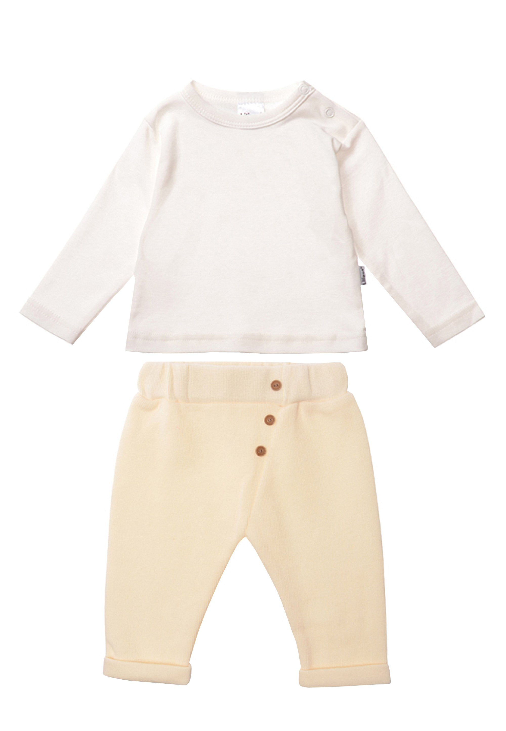 Liliput Erstausstattungspaket Set aus Langarmshirt und Hose (2-tlg) aus weichem Material