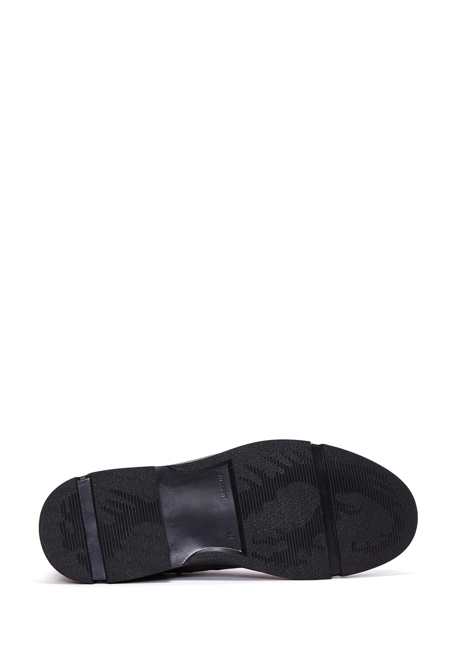 Derimod Stiefeletten aus Leder Ankleboots Schnürsenkel, Textilfutter, Gummisohle