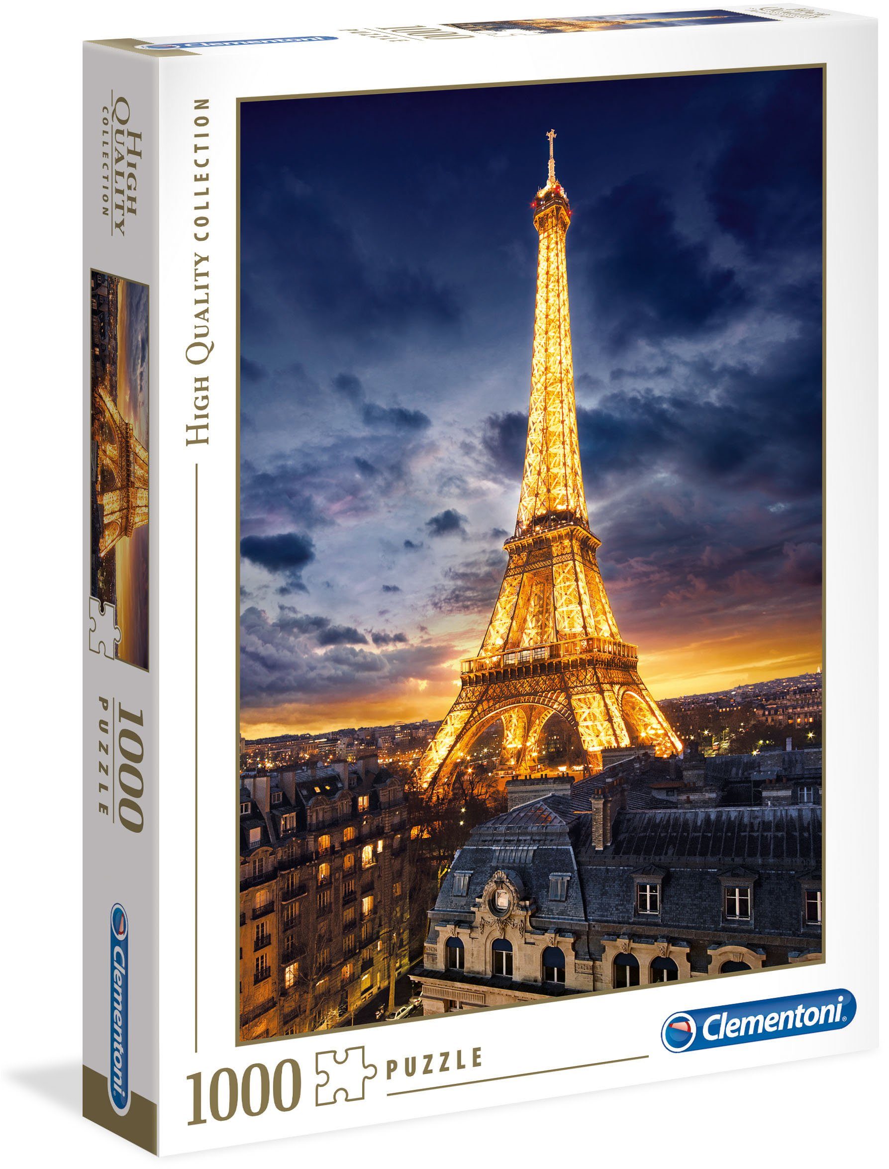 Clementoni® Puzzle High Quality Collection, Eiffelturm, 1000 Puzzleteile, Made in Europe, FSC® - schützt Wald - weltweit