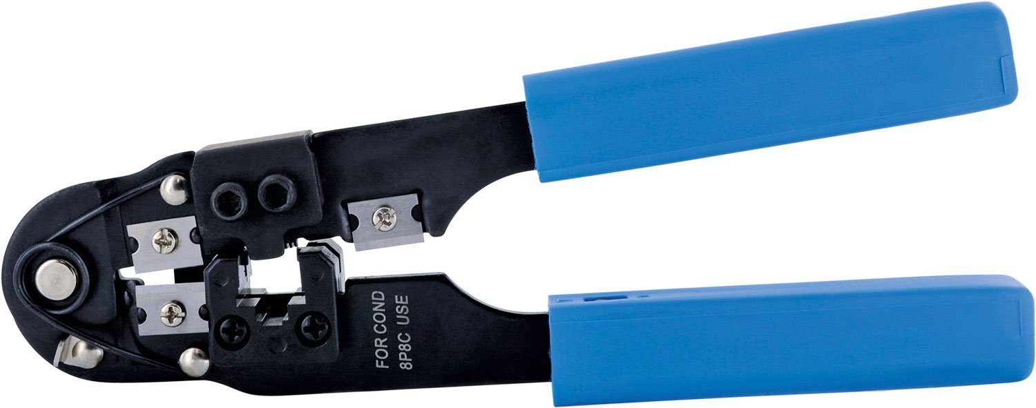 Schwaiger Crimpzange NWZ01 531, für RJ45-Stecker, Universal verwendbar