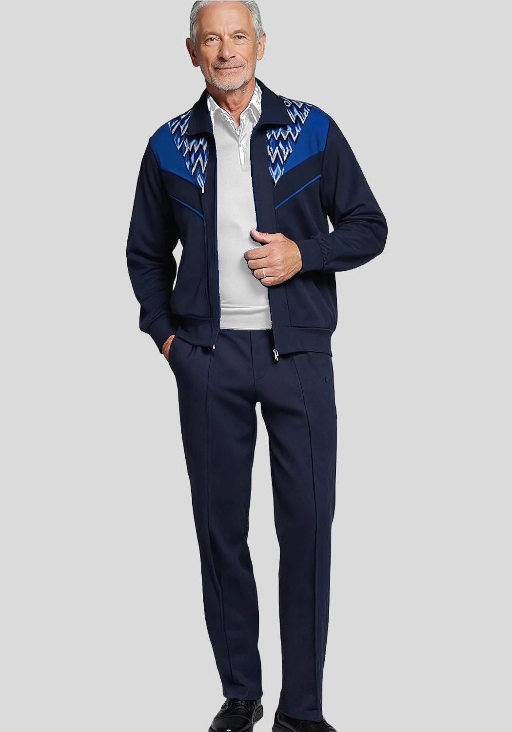 Herbold Sportswear Trainingsanzug Herren Freizeitanzug Hausanzug mit Kontra günstig online kaufen