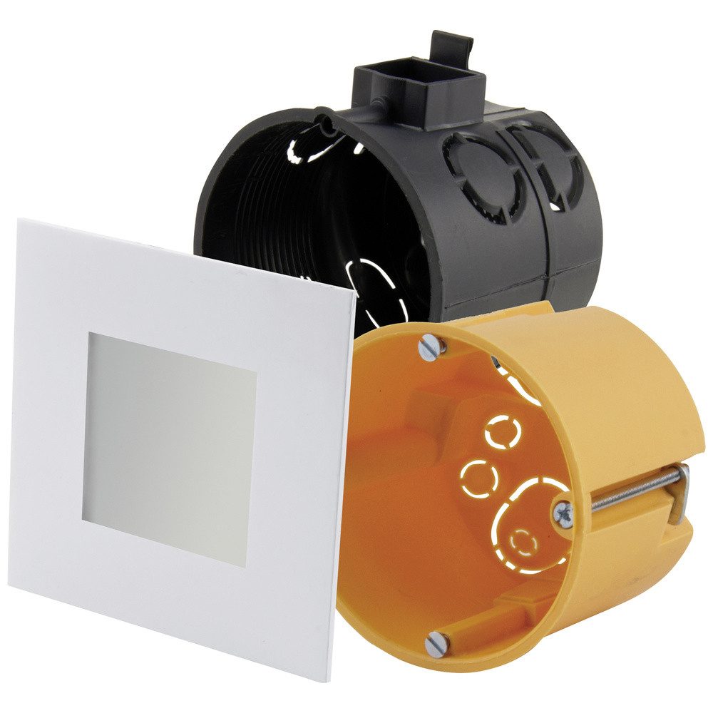 HEITRONIC Einbauleuchte Heitronic 27632 LED-Einbauleuchte LED LED fest eingebaut 2 W Weiß