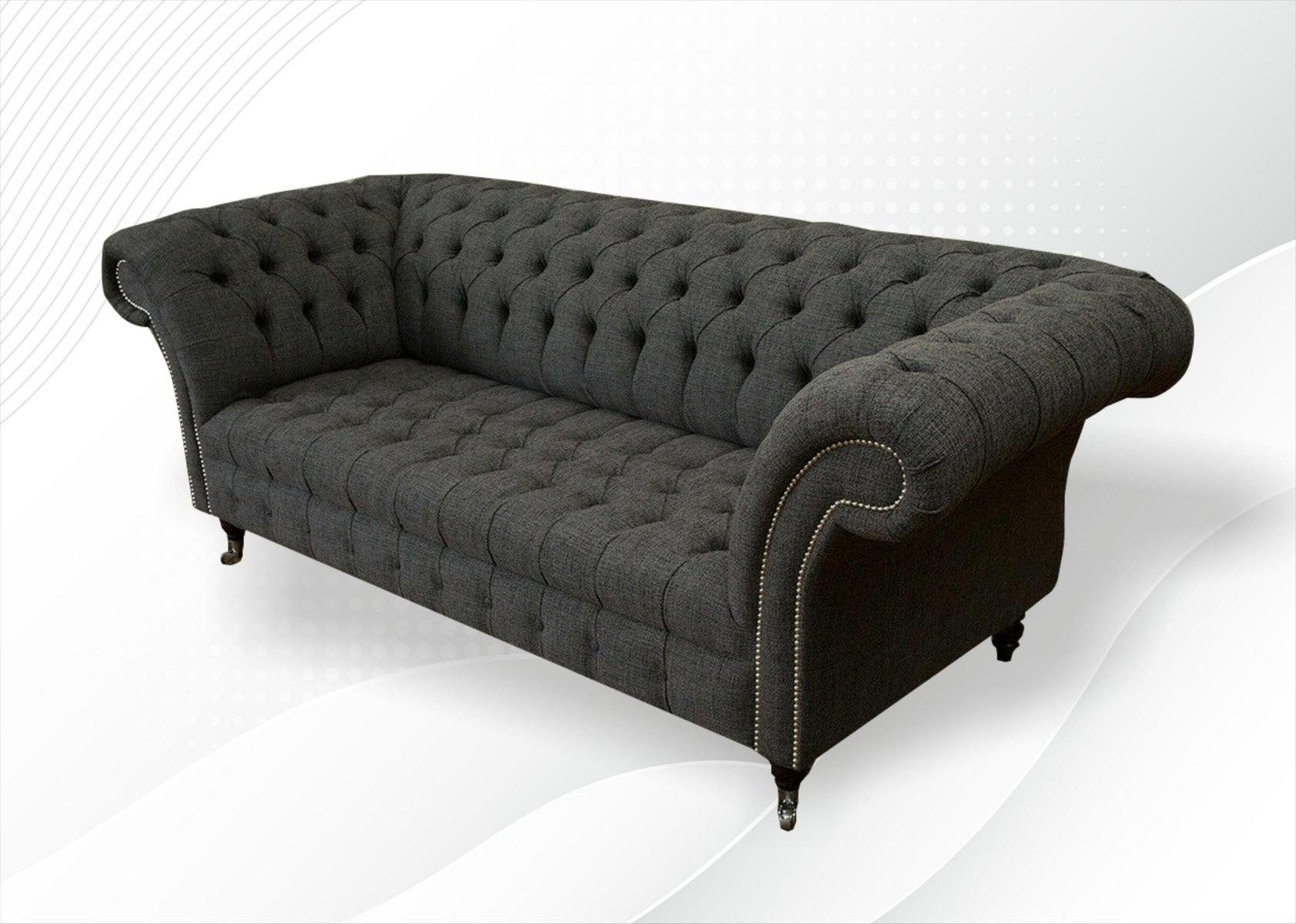 cm Chesterfield-Sofa, Chesterfield Couch 225 Sitzer JVmoebel Sofa Sofa Design 3