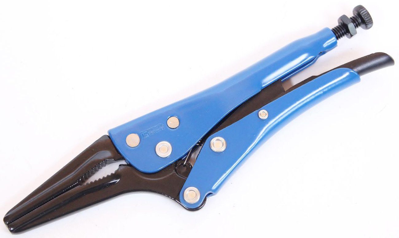 Thumbnail - myMAW Gripzange KIESEL Langbacken-Grip-Zange 707 165 gezahnt Spann-Werkzeug Schw…