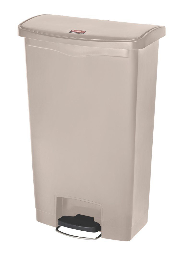 Rubbermaid Mülltrennsystem Rubbermaid Slim Jim® Step-On-Tretabfallbehälter, 68 l, Kunststoff
