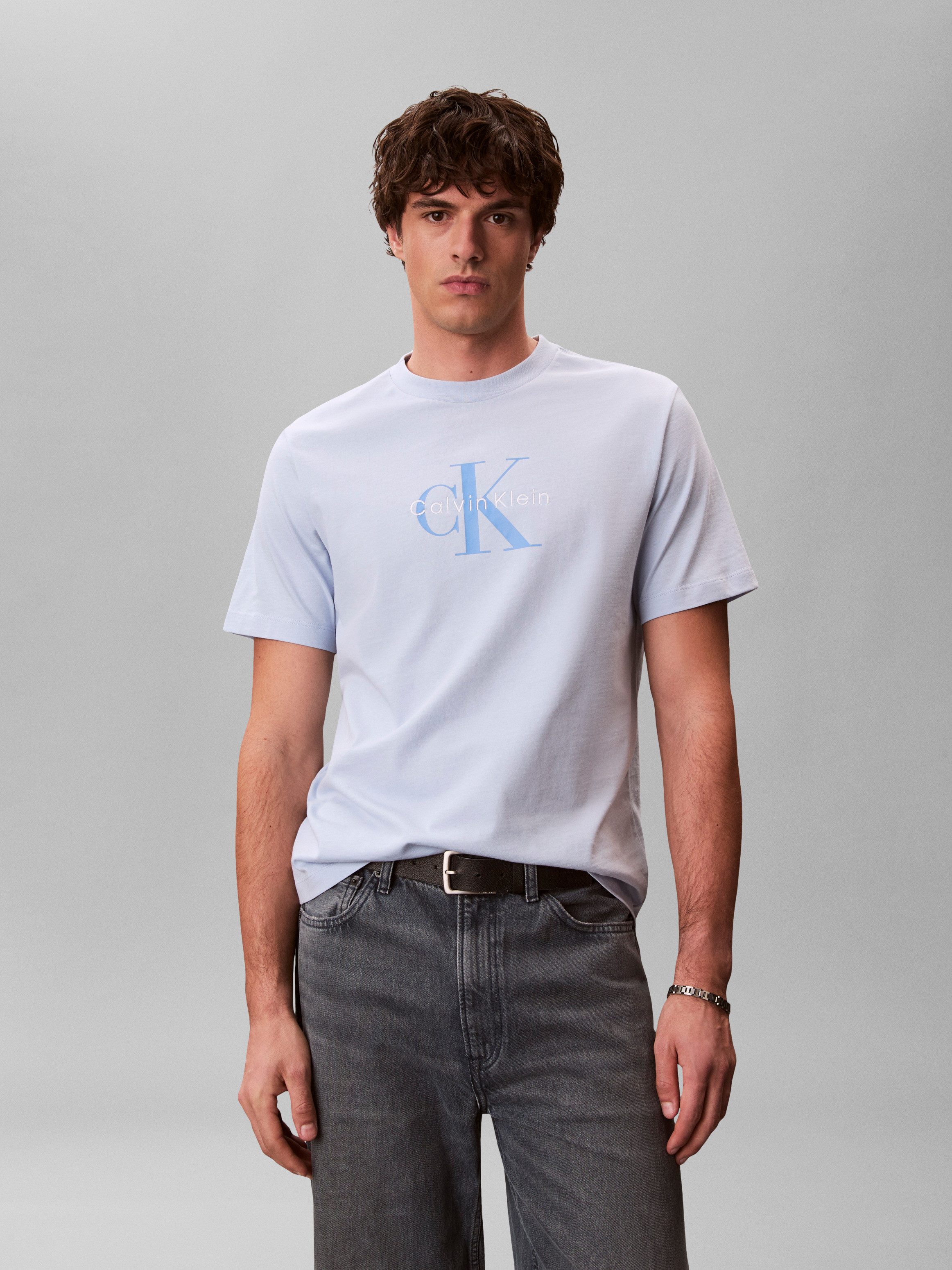 Calvin Klein Jeans T-Shirt SS Hero Monologo Tee 20s Mit Rundhalsausschnitt, regular fit