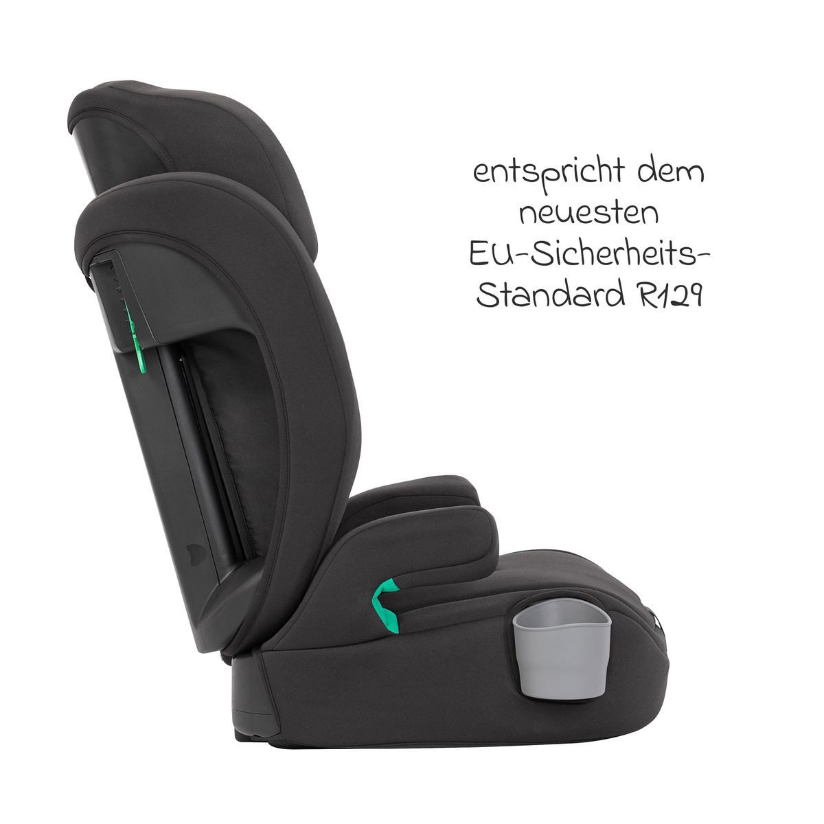 Graco Autokindersitz Eldura - Midnight, Kinder Autositz ab 15 Monate - 12 Jahre (76 cm -150 cm)