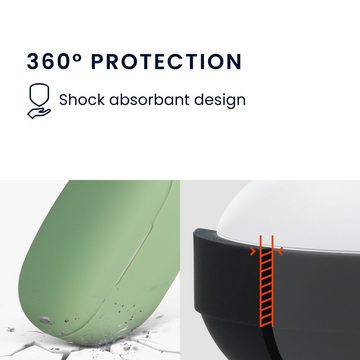 kwmobile Kopfhörer-Schutzhülle Hülle für Sony WF-1000XM5, Silikon Schutzhülle Etui Case Cover für In-Ear Headphones